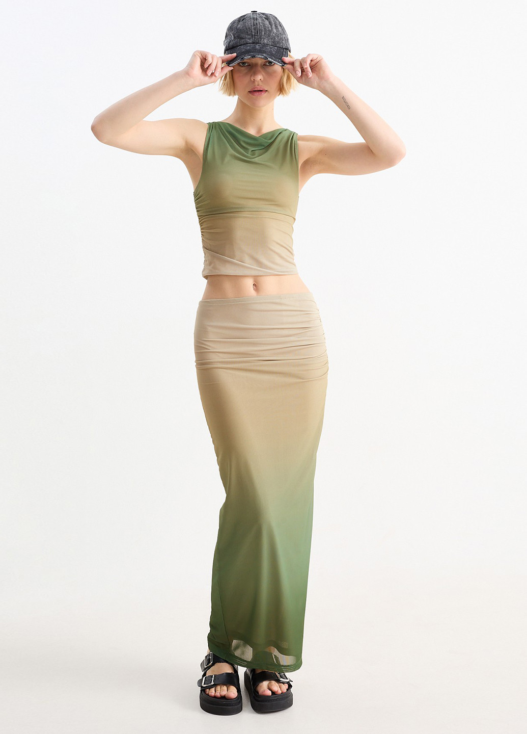 Разноцветная кэжуал градиентной расцветки юбка C&A