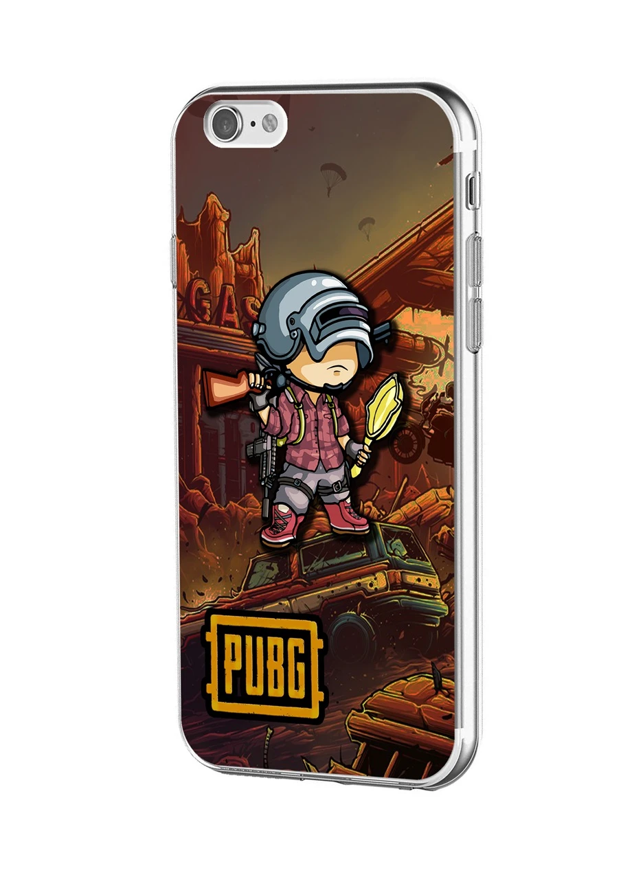 Чохол силіконовий Apple Iphone 6 Пубг Пабг (Pubg) (6937-1710) MobiPrint (219555929)