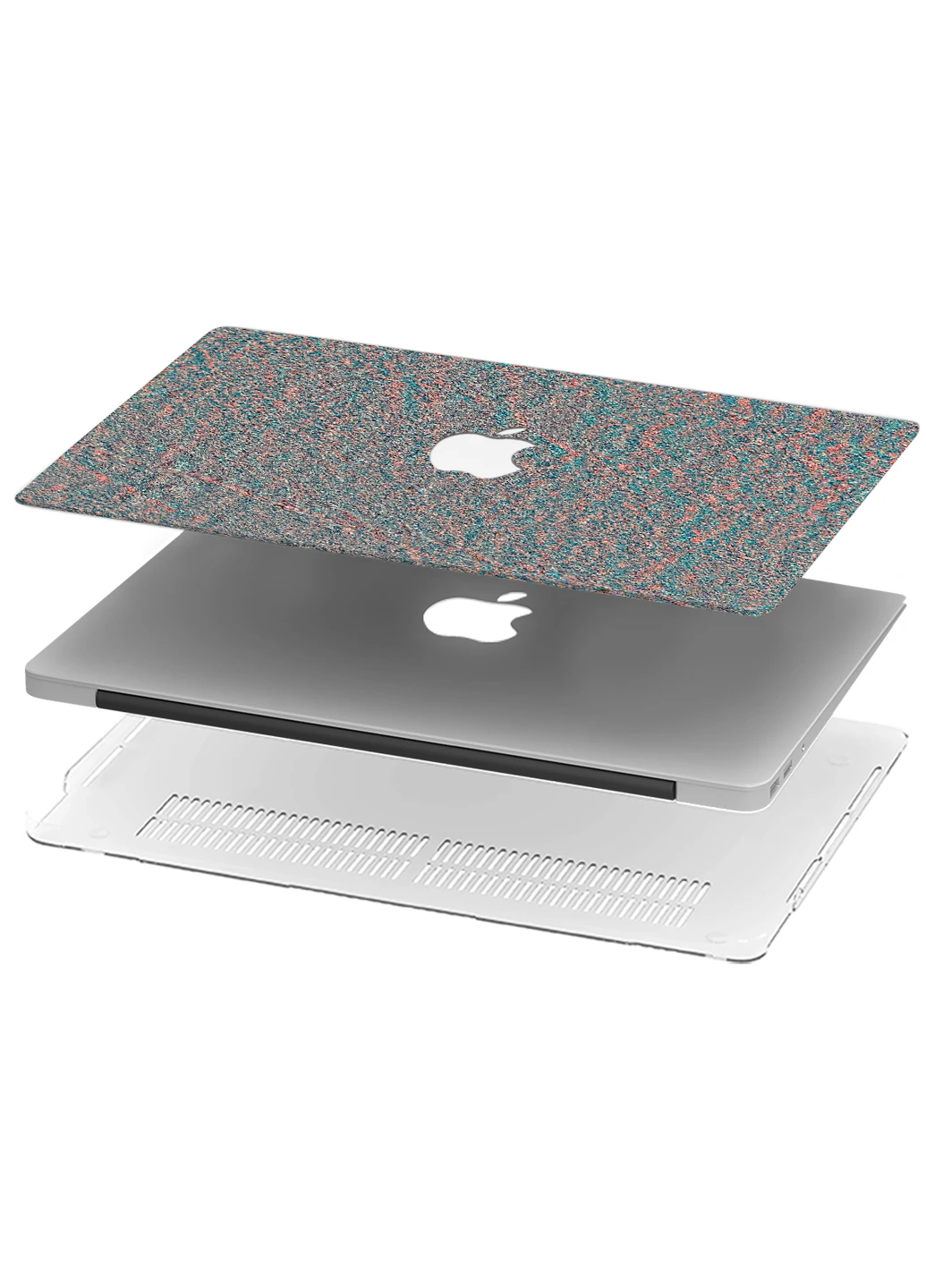 Чехол пластиковый для Apple MacBook Pro 13 A1706 / A1708 / A1989 / A2159 / A1988 Глитч эффект шум (9648-2397) MobiPrint (218858939)