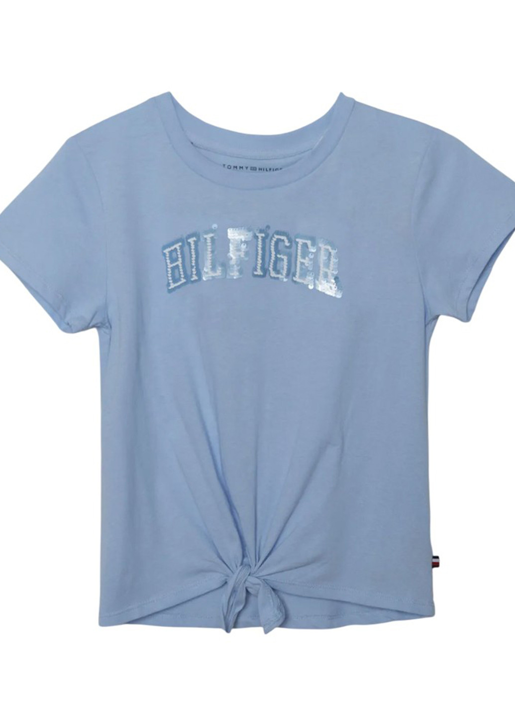 Сіро-голубий літня футболка Tommy Hilfiger