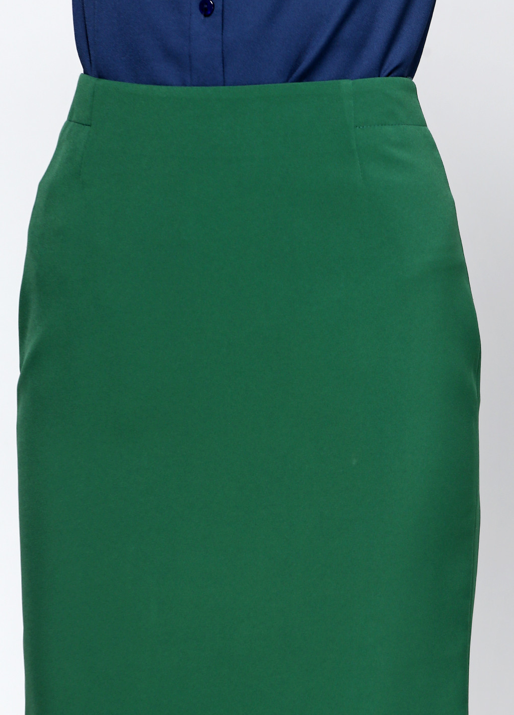 Зеленая кэжуал однотонная юбка Natali Bolgar карандаш