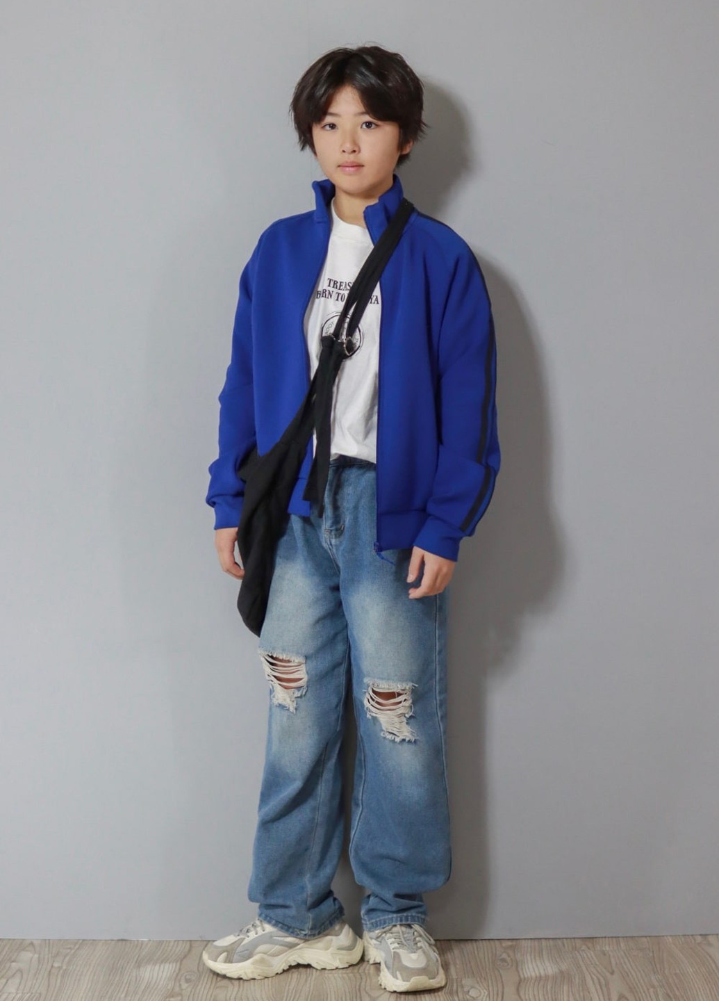 Синя демісезонна куртка Uniqlo