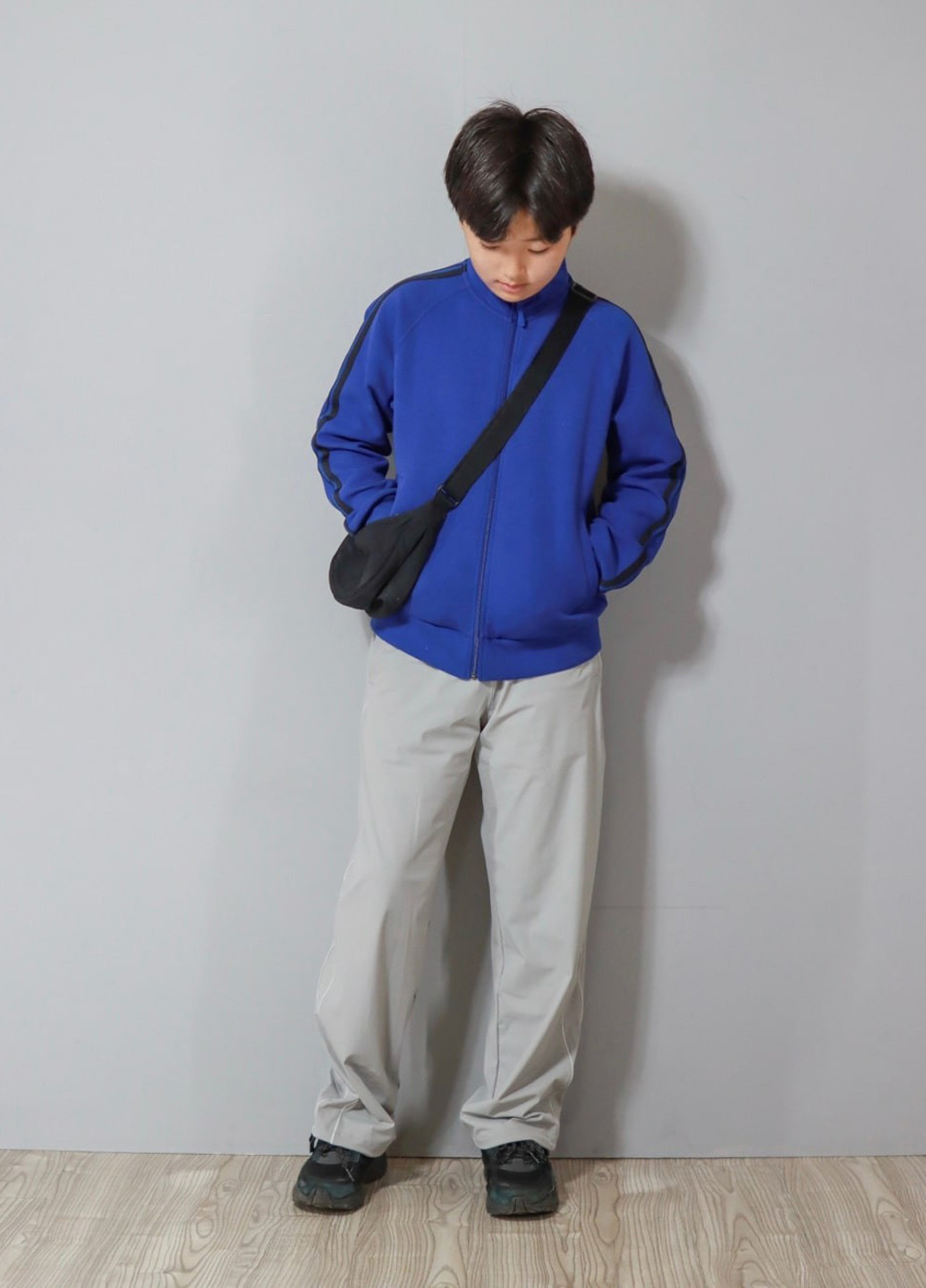 Синя демісезонна куртка Uniqlo