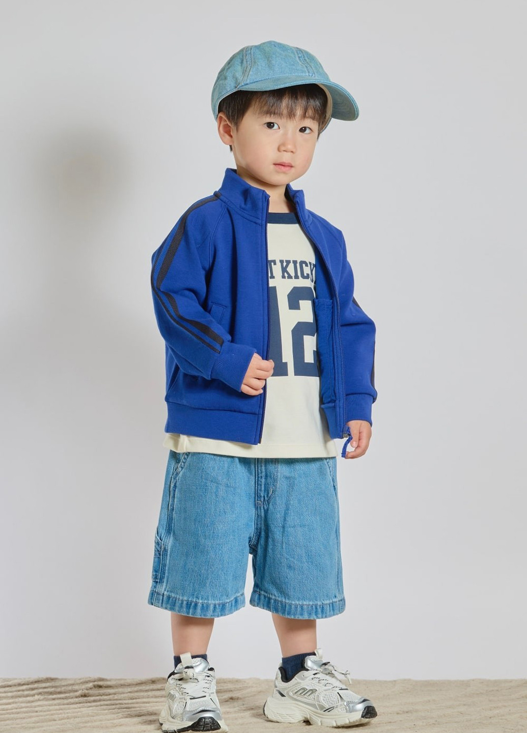 Синя демісезонна куртка Uniqlo