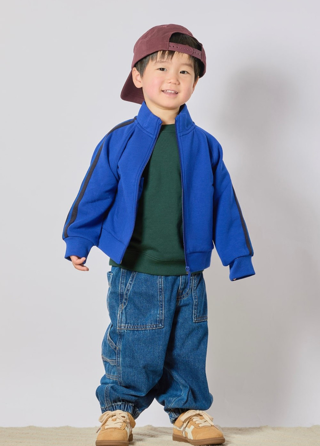 Синя демісезонна куртка Uniqlo