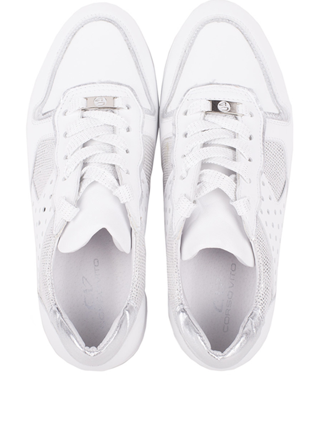 Белые демисезонные кроссовки Corso Vito