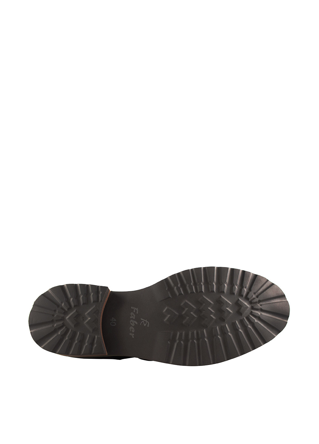Туфлі Faber броги однотонні коричневі кежуали