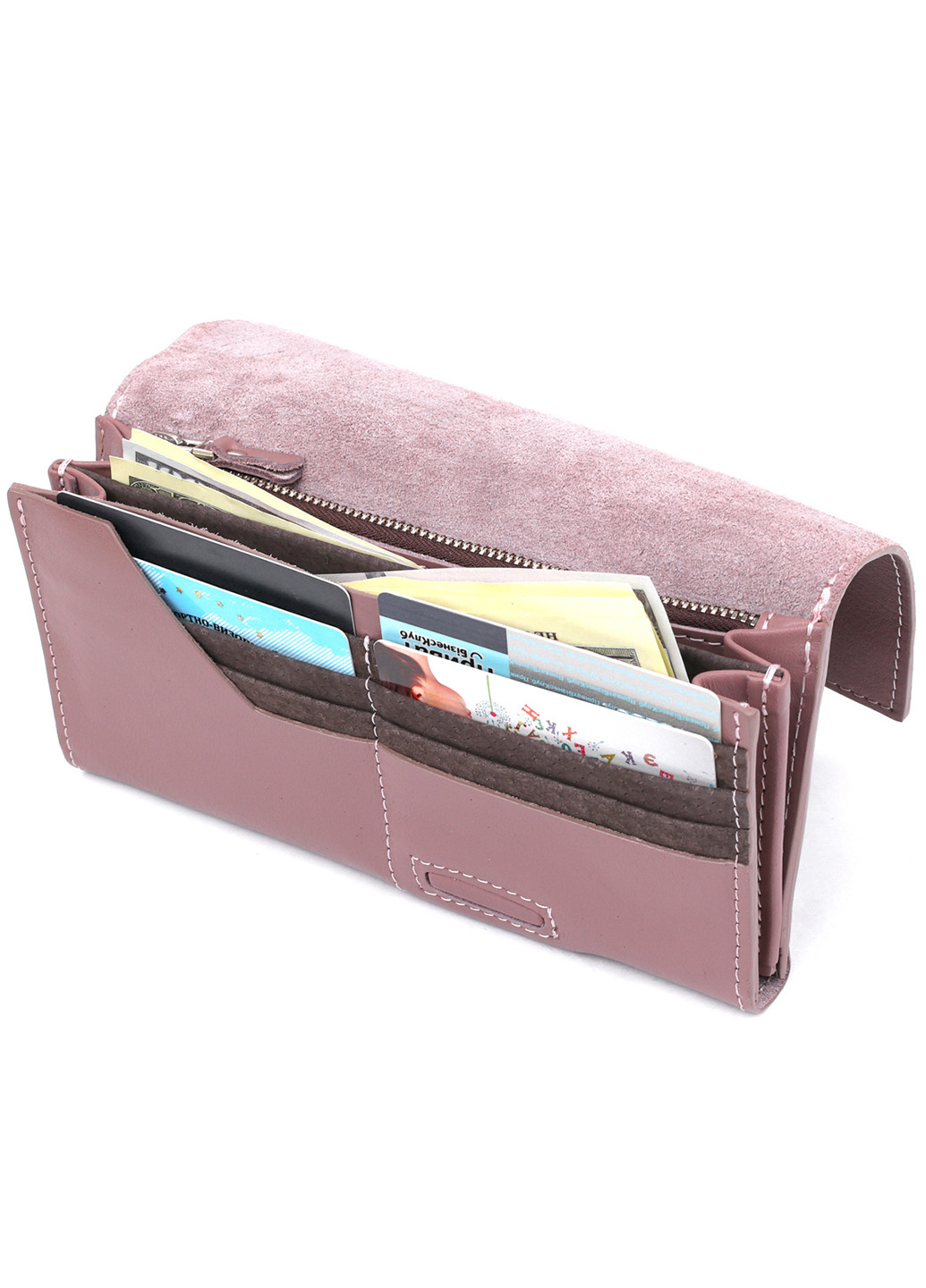 Женское кожаное портмоне 20х10х2 см Grande Pelle (253491274)