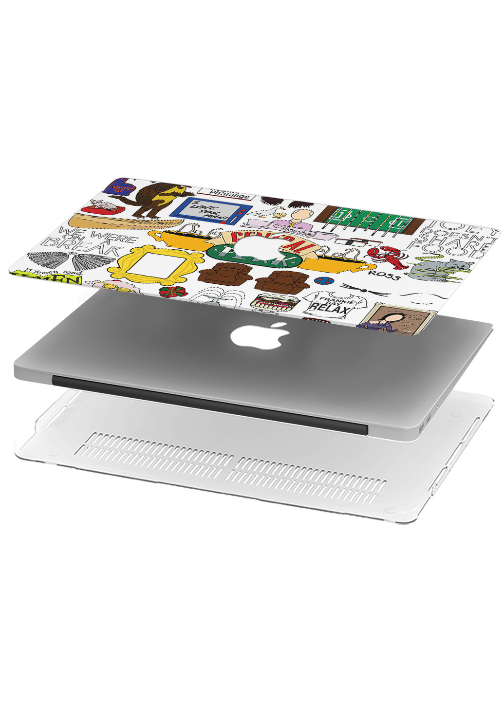 Чохол пластиковий для Apple MacBook Pro 15 A1707 / A1990 Друзі (Friends) (9649-1681) MobiPrint (218508572)