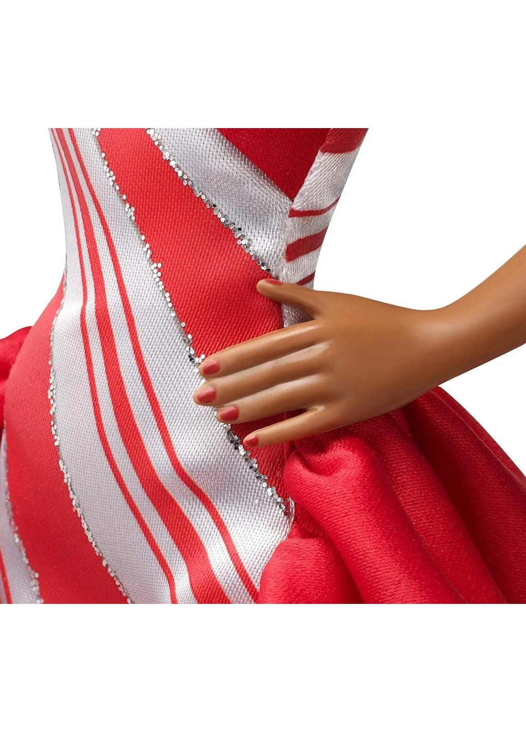 Лялька Barbie 2019 Holiday Doll Brunette Curly Ponytail Колекційна Святкова (FXF02) Mattel (255665039)