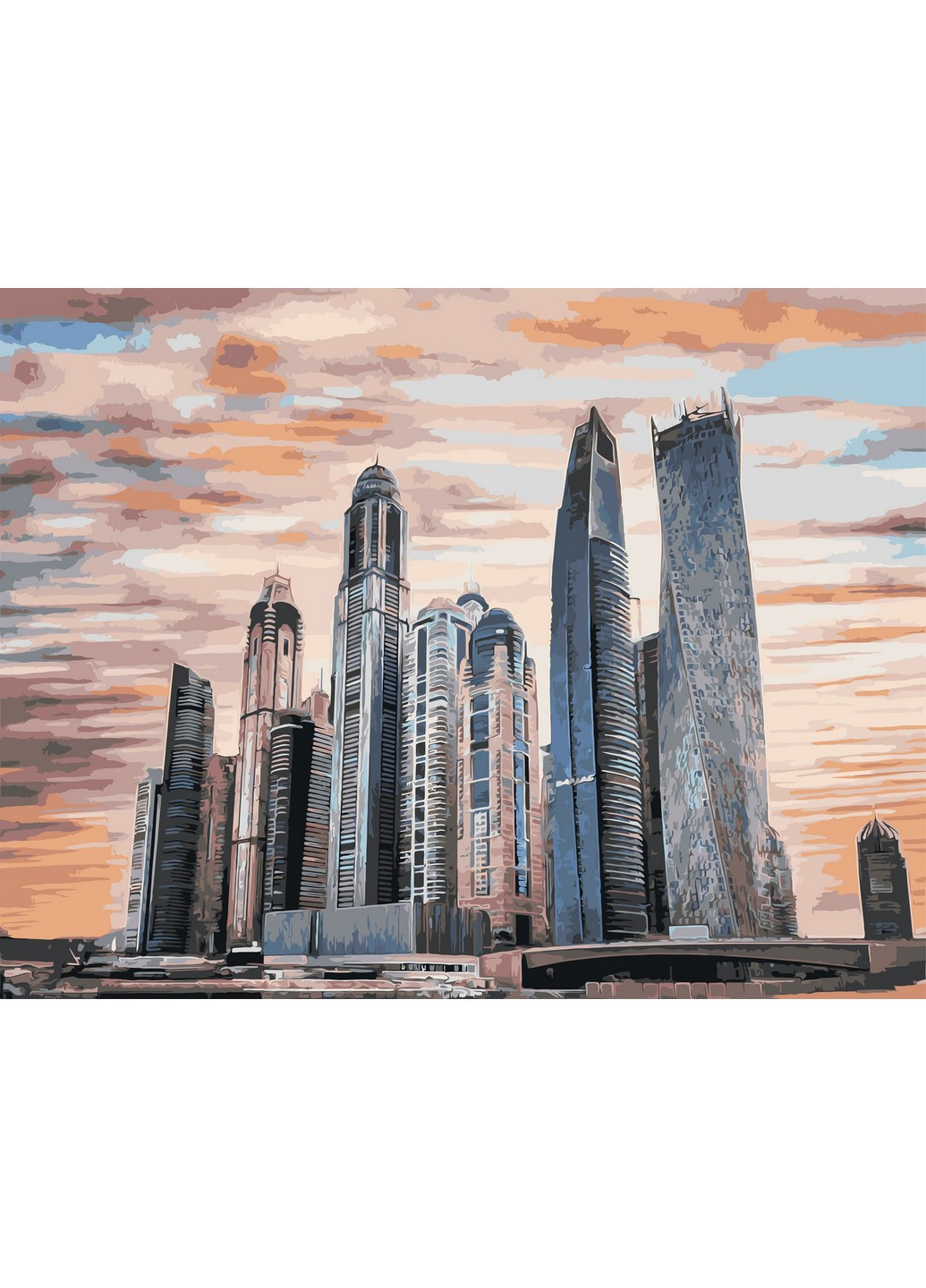 Картина по номерам "Арабские Эмираты" 50х65 см ArtStory (253102525)