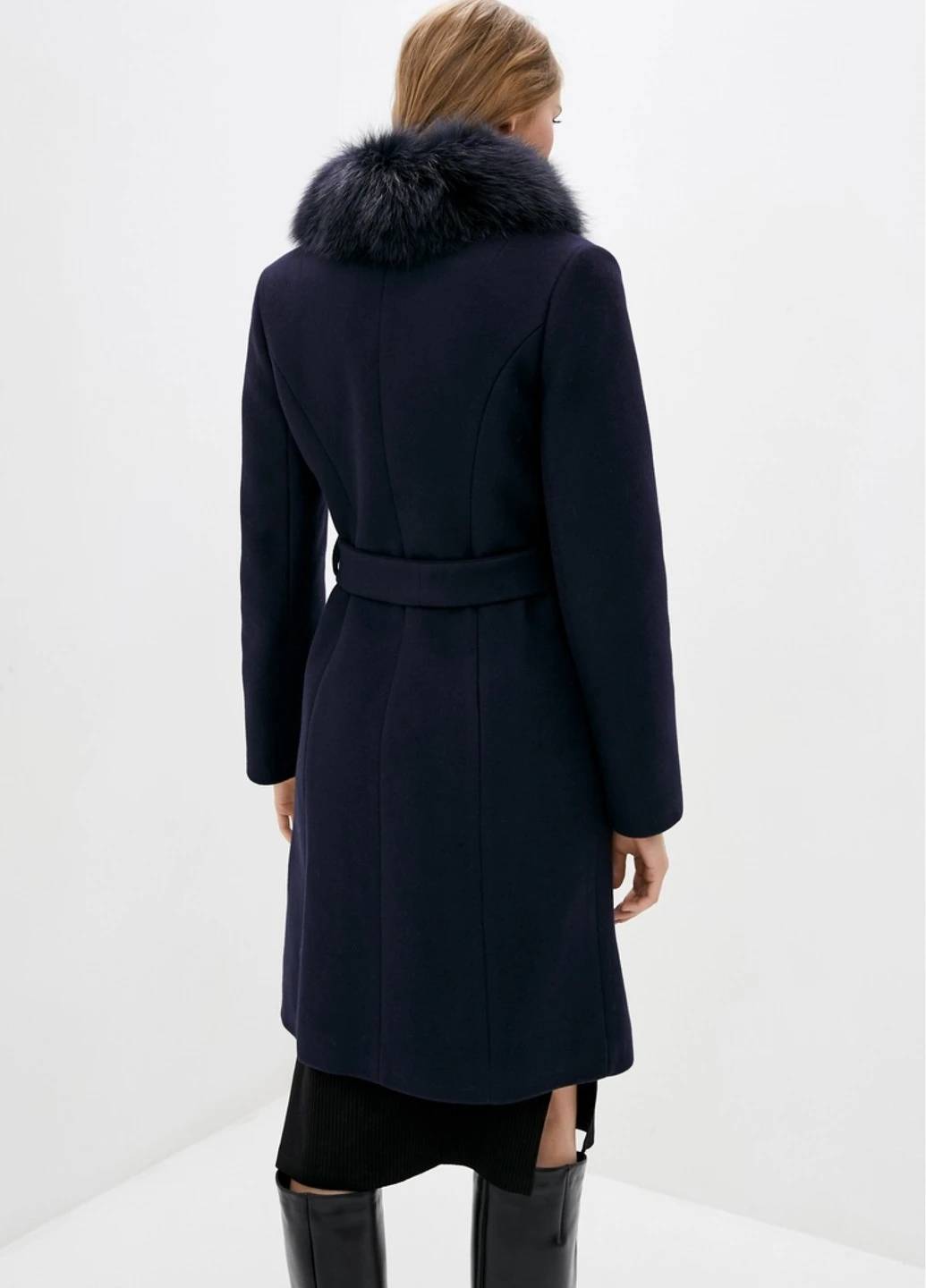 Синє зимнє Пальто зимове синє 1355 DANNA
