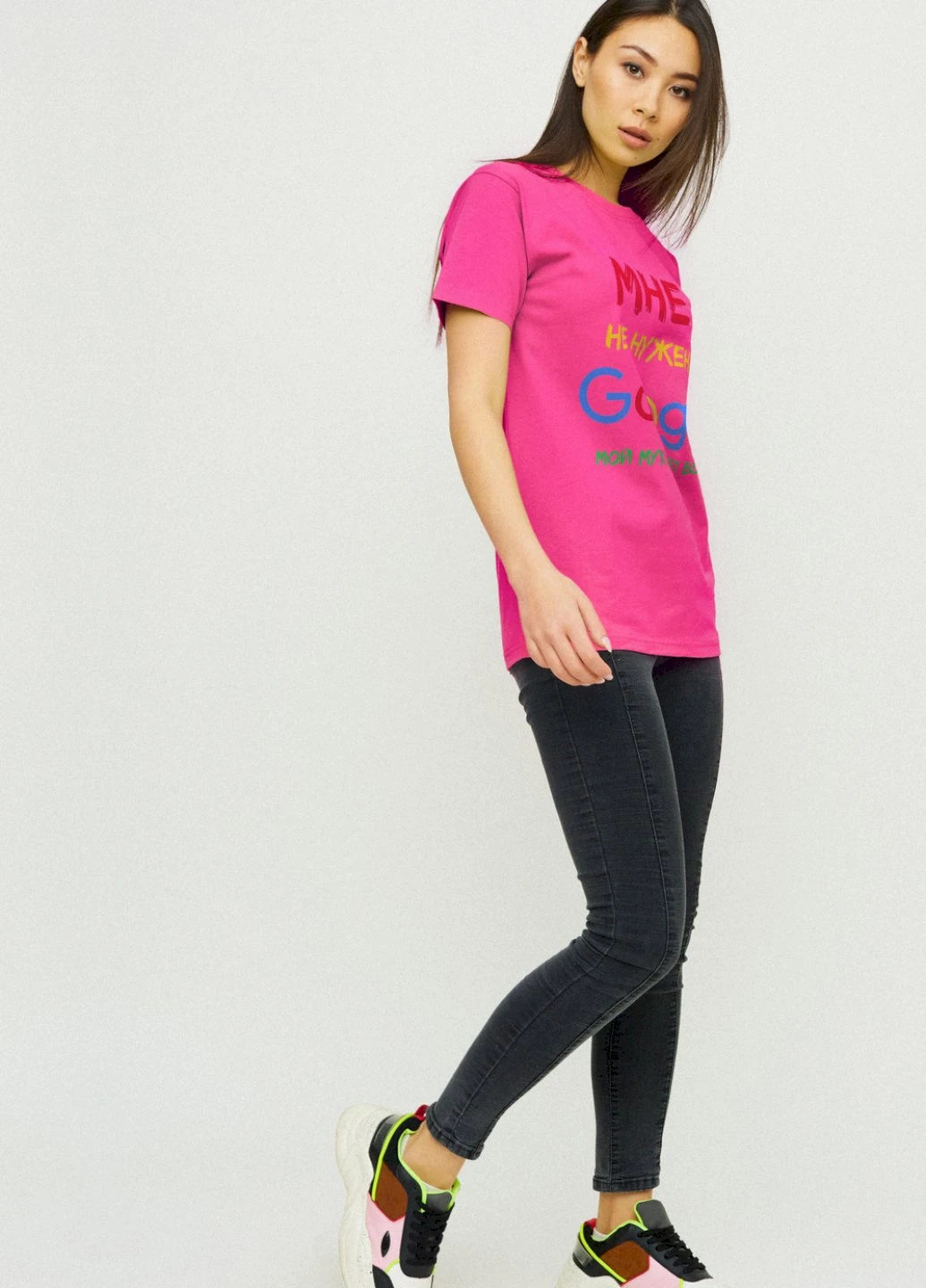 Футболка Boyfriend / air print / YAPPI - (237407664)