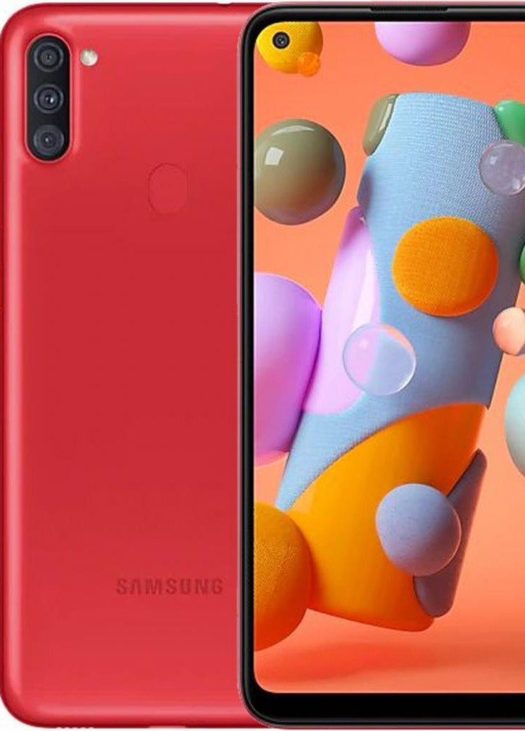 Мобільний телефон SM-A115F (Galaxy A11 2 / 32GB) Red (SM-A115FZRNSEK) Samsung (203968599)