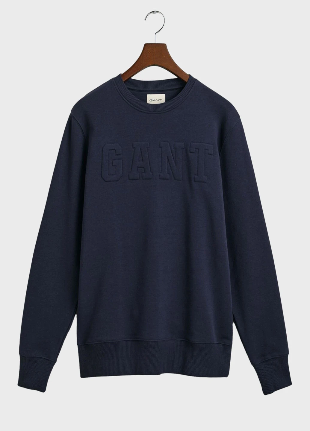Темно-синій світшот Gant однотонний (322523615)