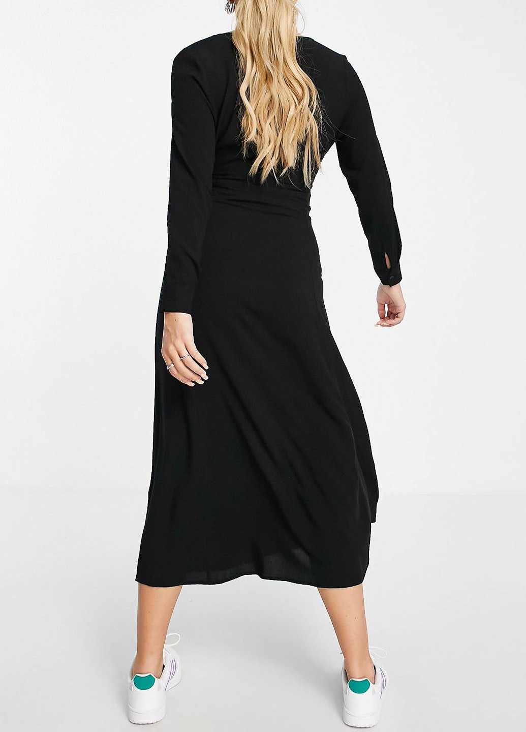 Черное кэжуал платье для беременных Asos однотонное