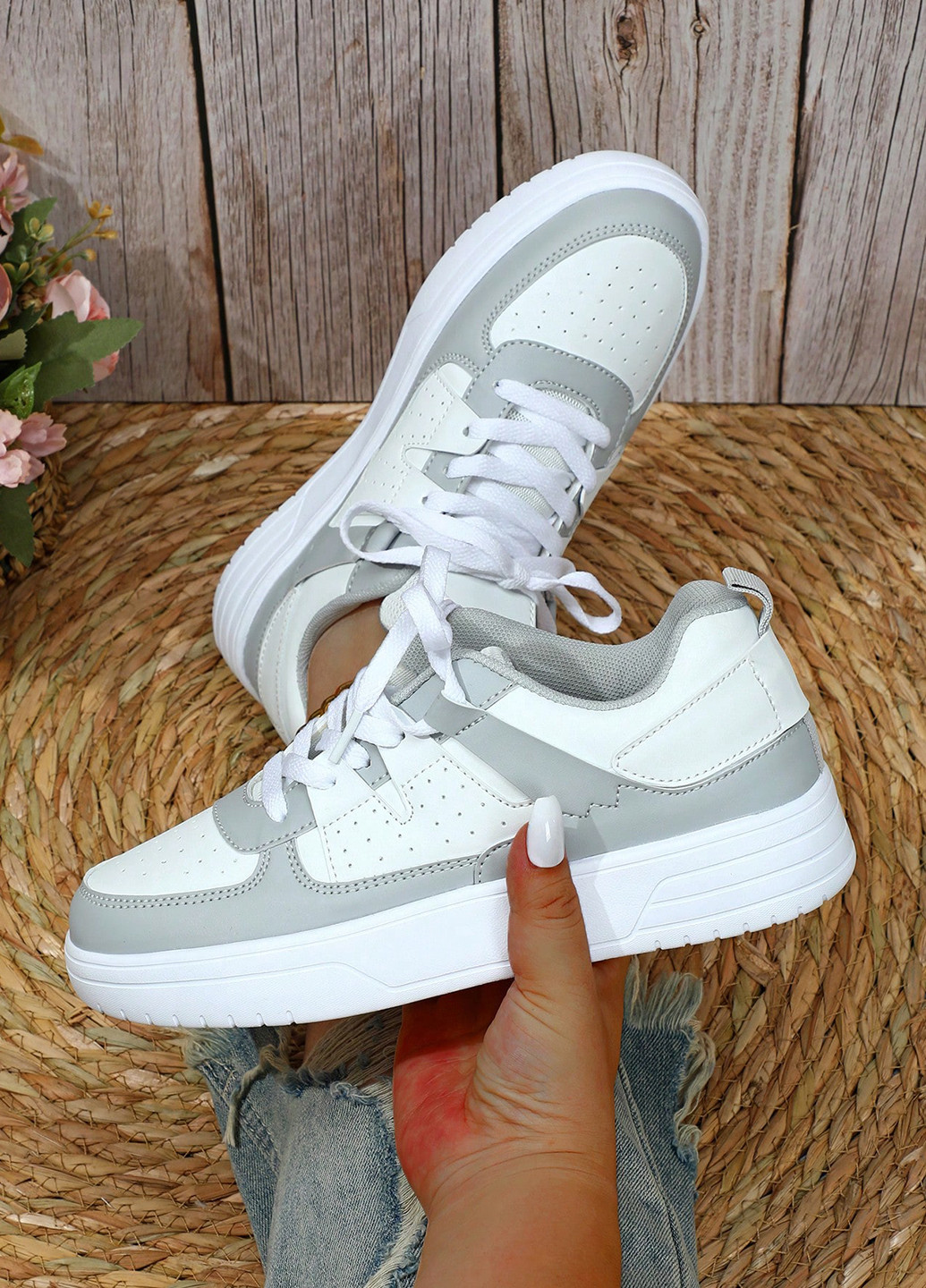 Кроссовки SHEIN комбинированные демисезоны (332111430)