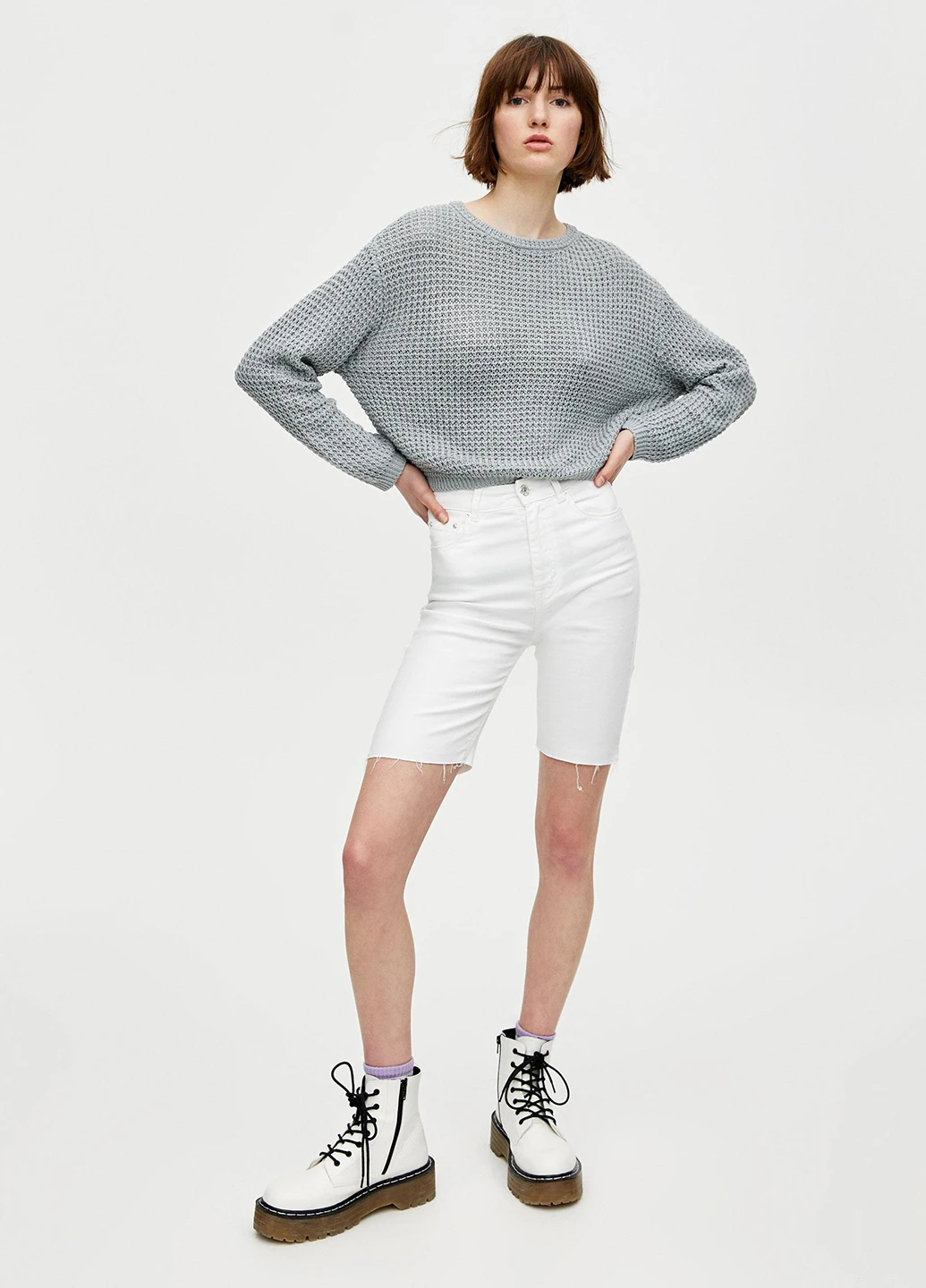 Сірий демісезонний джемпер джемпер Pull & Bear