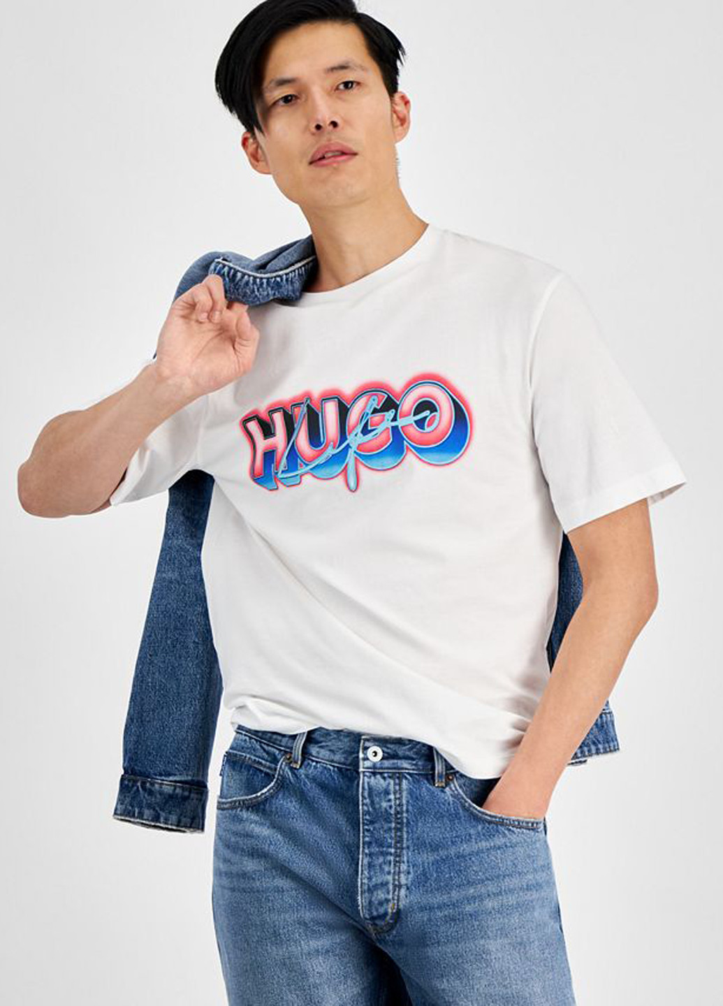 Біла футболка Hugo Boss