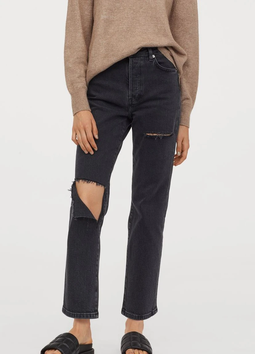 Джинсы Vintage Straight High H&M - (212881612)