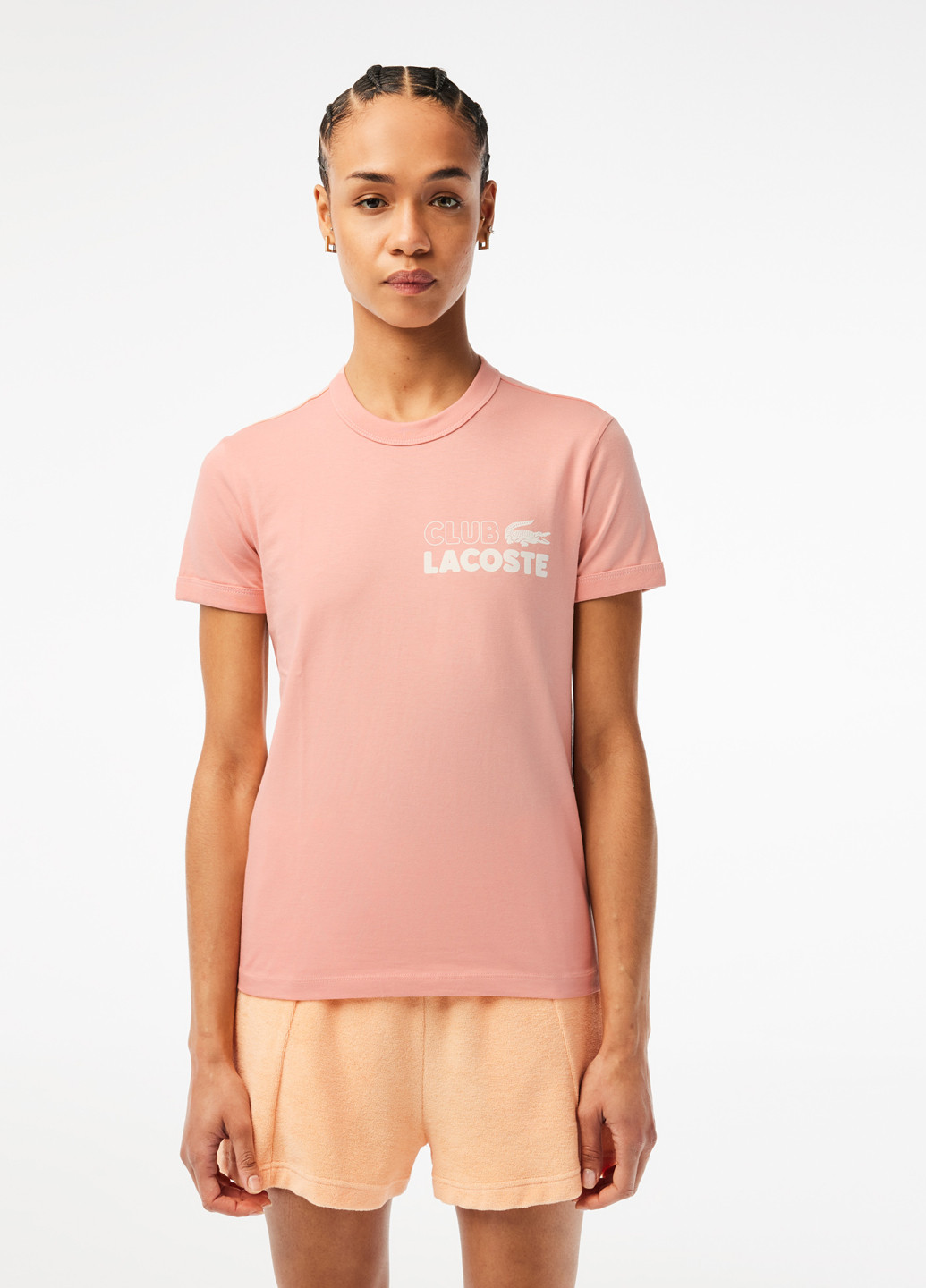 Персикова всесезон футболка Lacoste