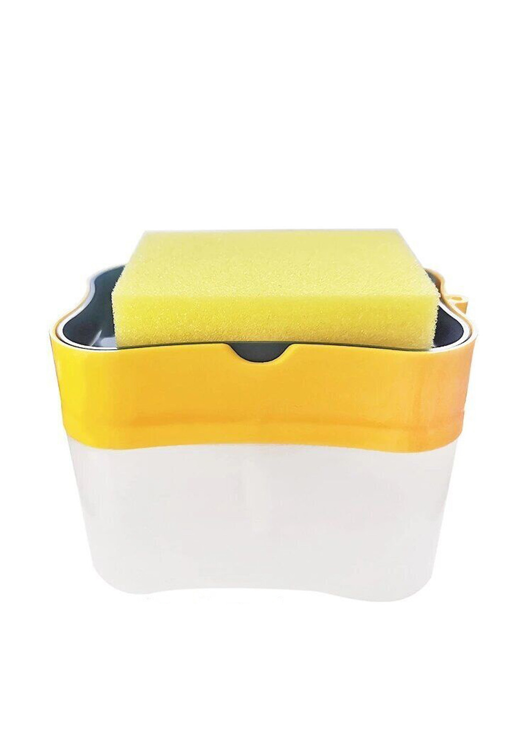Диспенсер, 10х10,5 см Sponge Caddy однотонный жёлтый