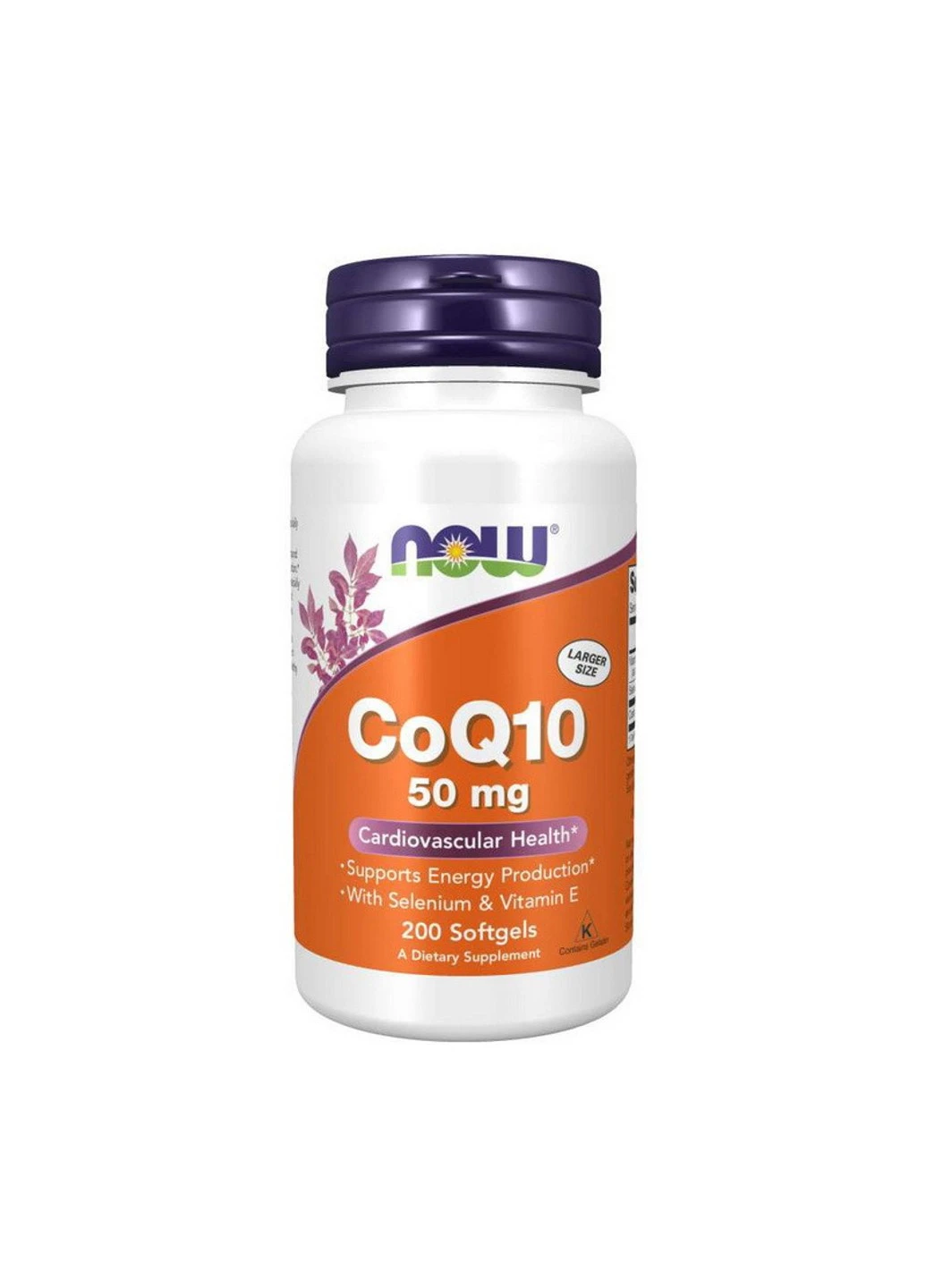 Коензим Q10 CoQ10 50 mg (200 капс) нау фудс Now Foods (255408778)