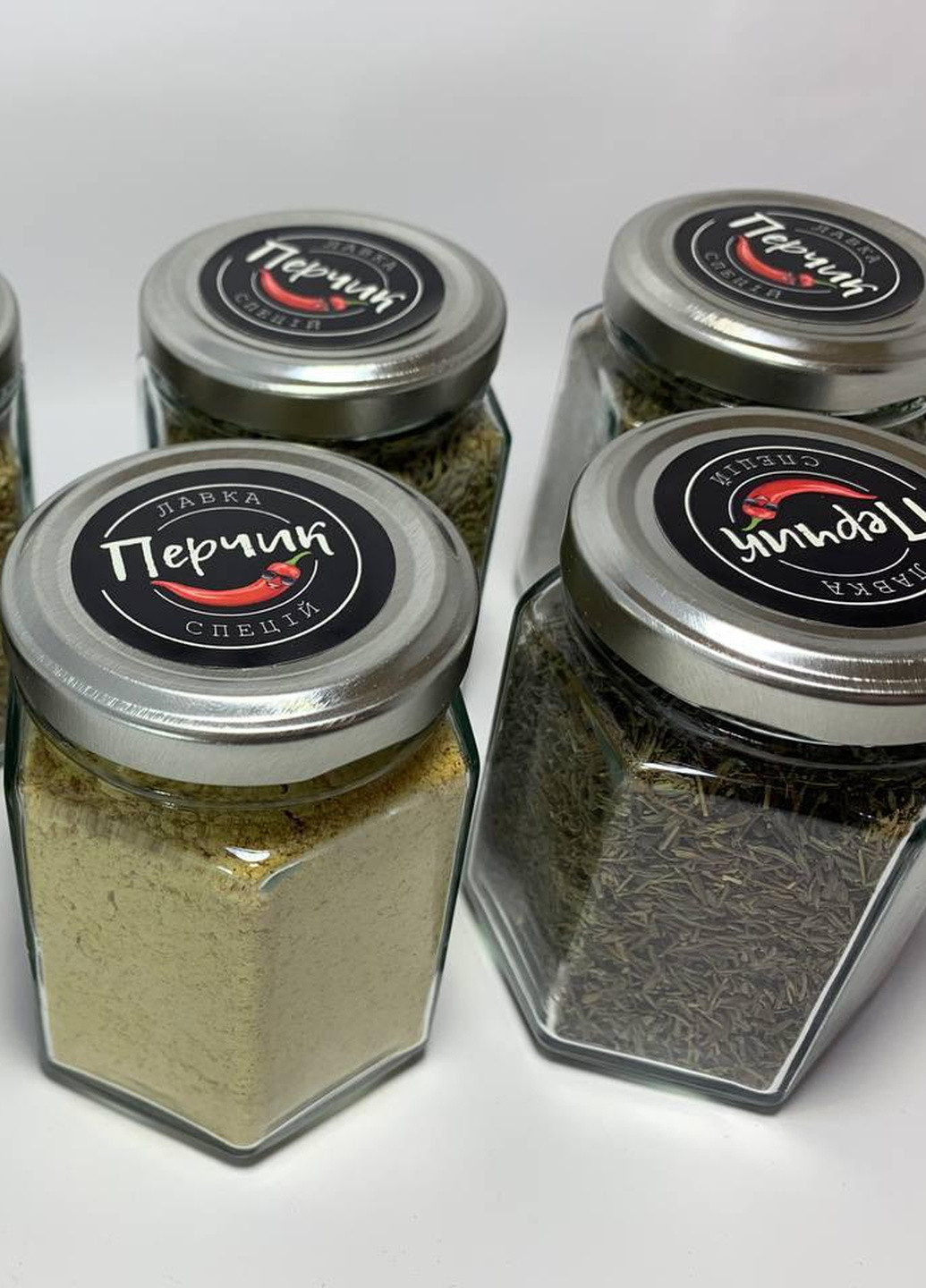 Подарунковий набір спецій для риби у скляних банках. No Brand (251407546)