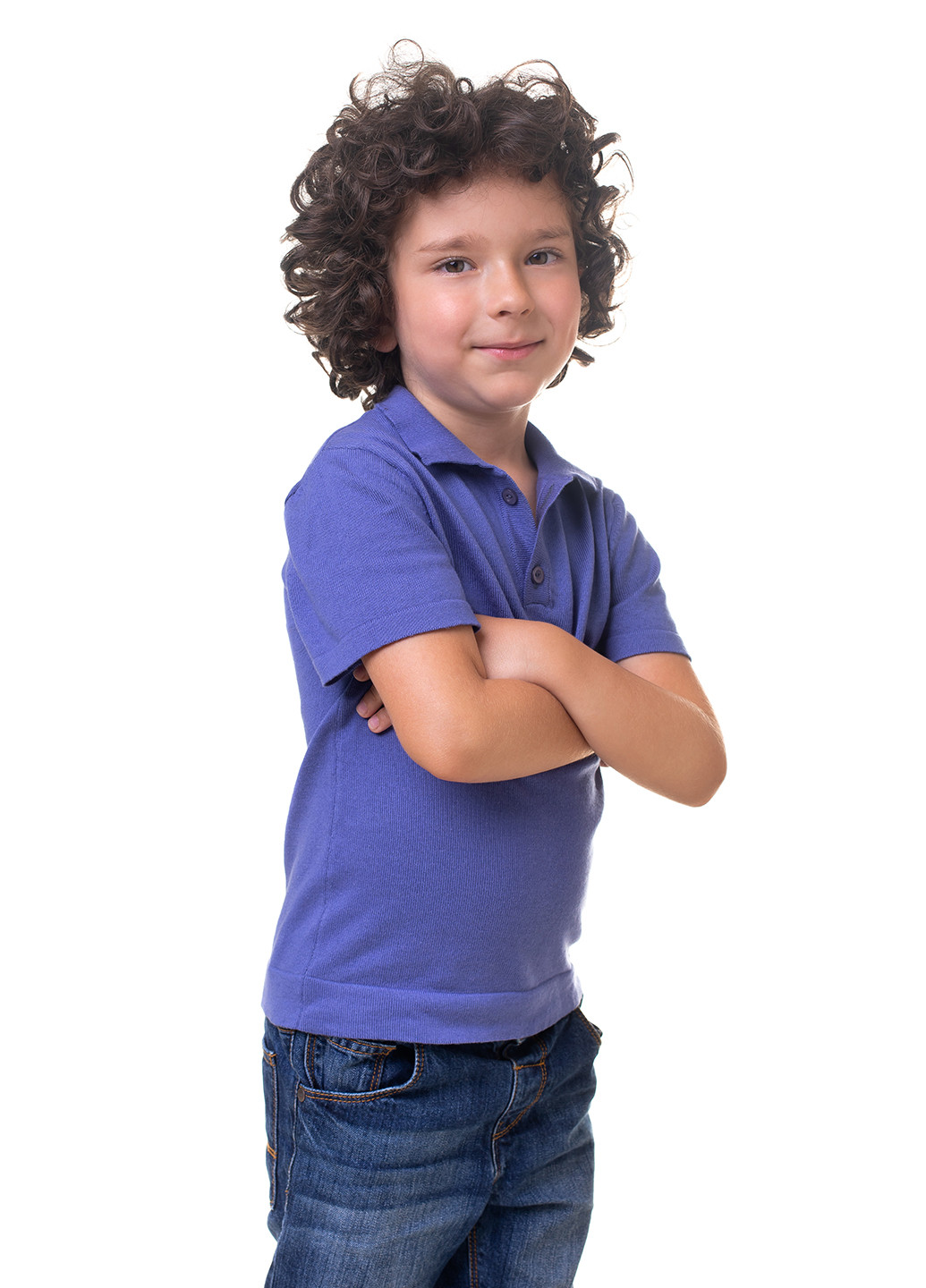 Фиолетовая летняя футболка Bakhur Футболка для мальчика