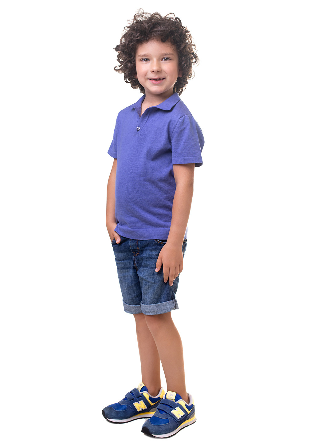 Фіолетова літня футболка Bakhur Футболка для мальчика