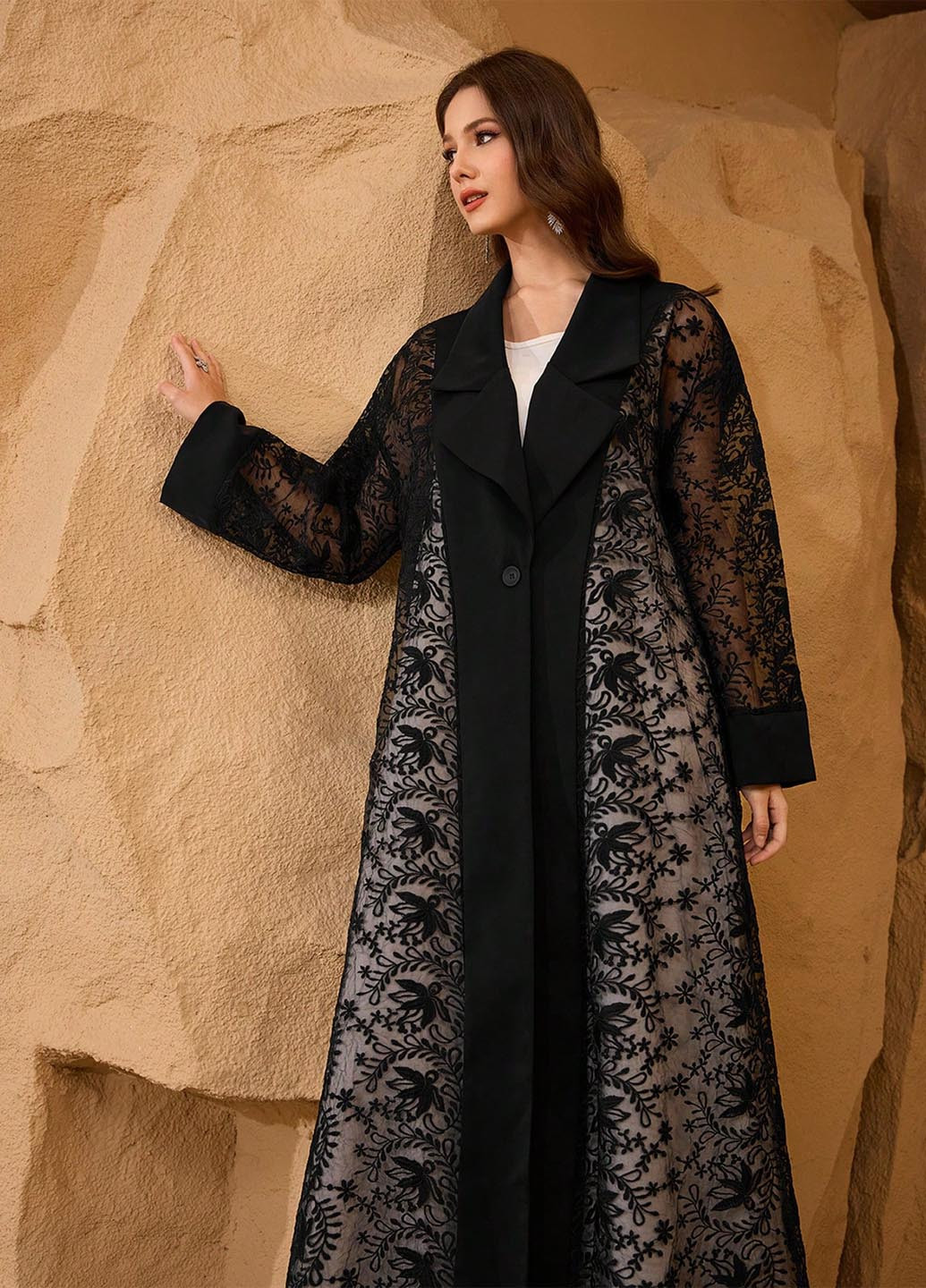 Чорна святковий, вечірня сукня а-силует SHEIN однотонна