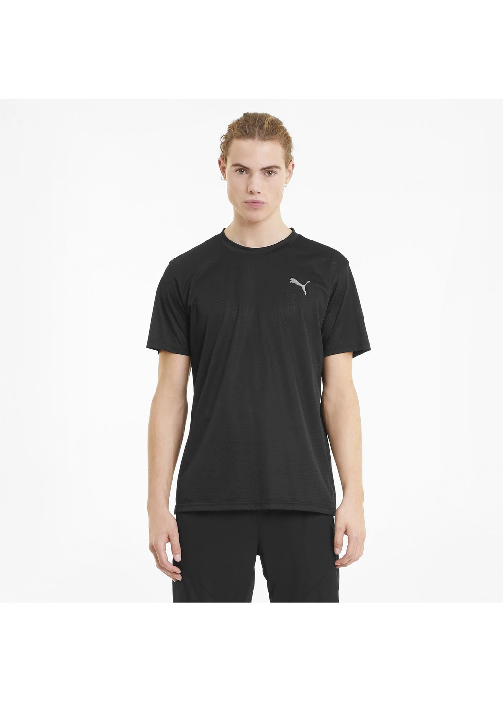Чорна футболка favourite blaster men's training tee Puma