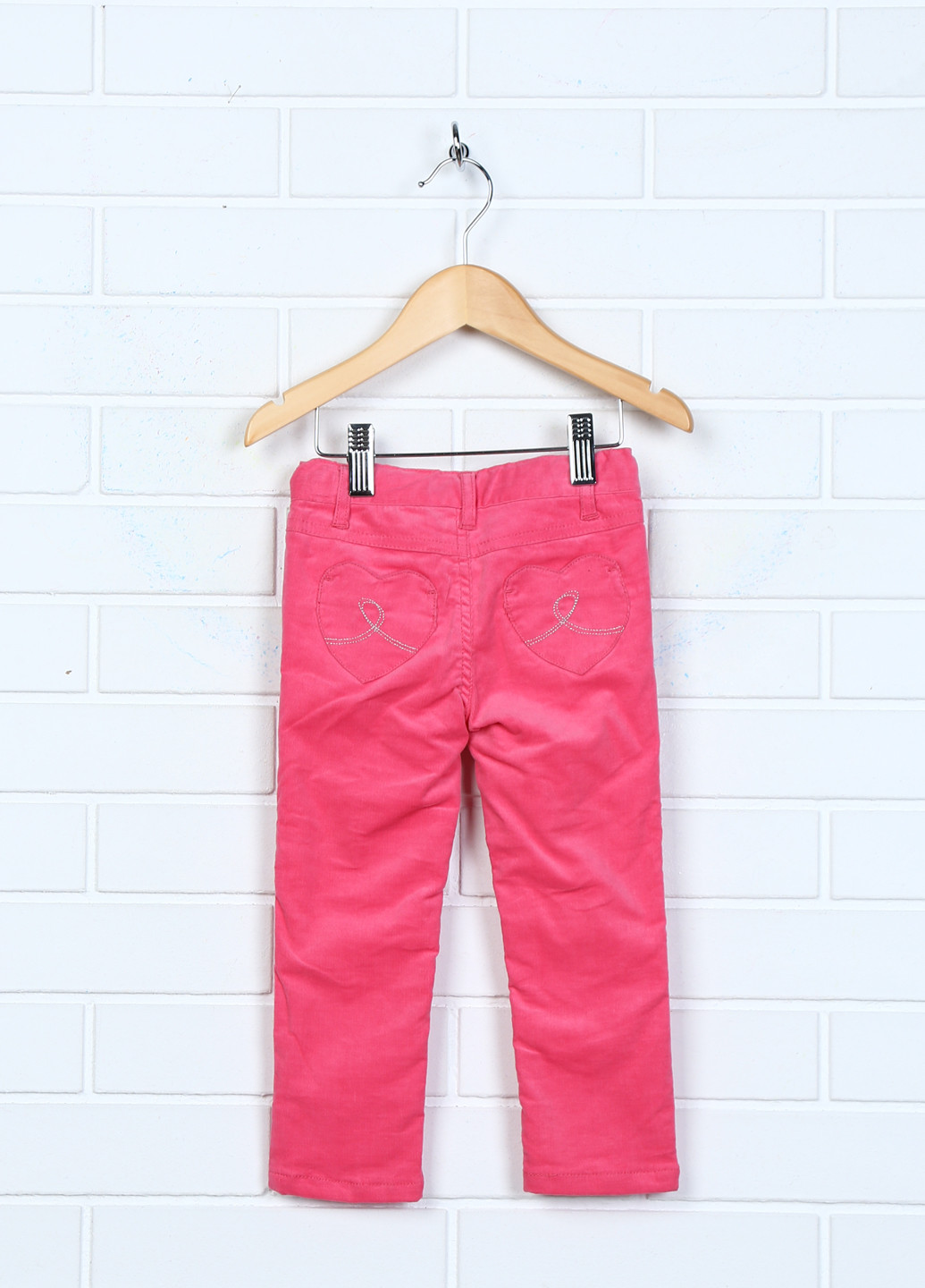 Розовые демисезонные прямые джинсы 3 Pommes