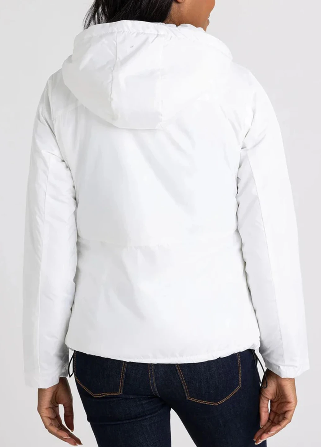 Белая демисезонная куртка U.S. Polo Assn.