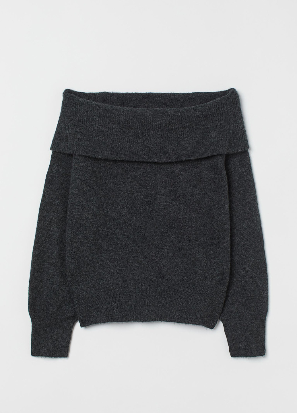 Темно-сірий зимовий джемпер зимовий H&M