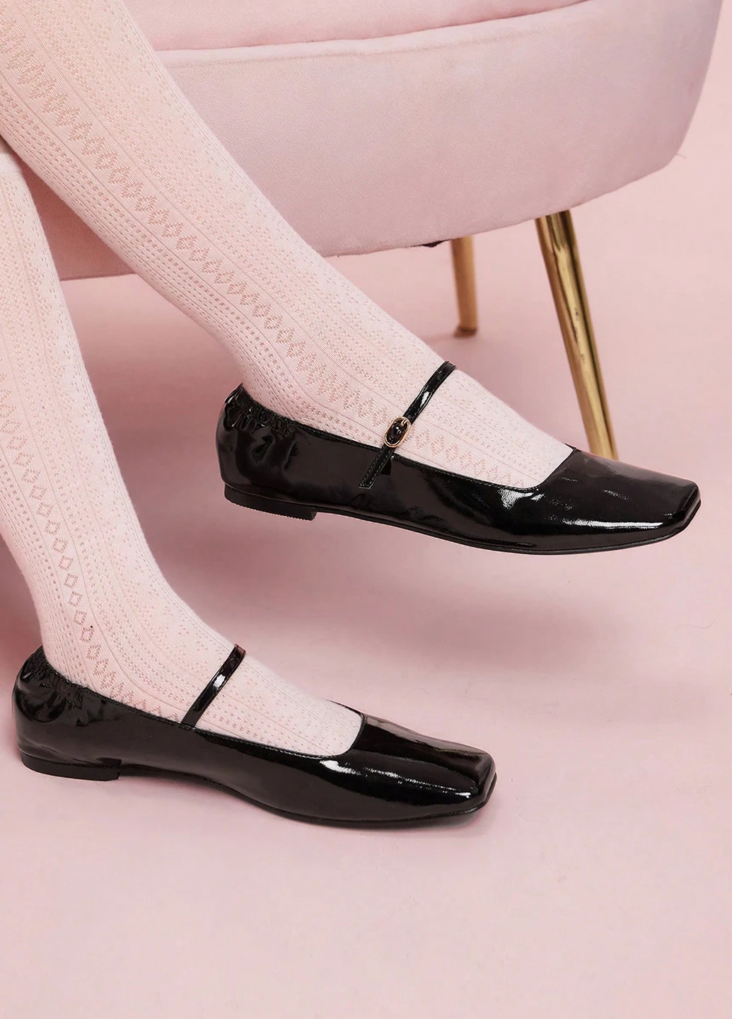 SHEIN Туфлі чорний з штучна шкіра, китай — демісезон (367435688)