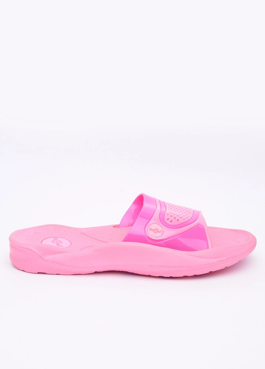 Розовые шлепки Let's Shop