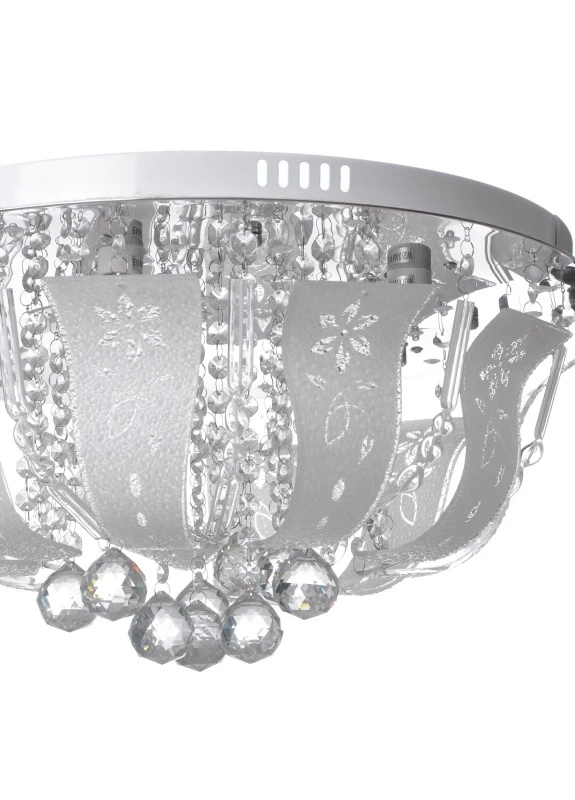 Люстра потолочная торт с подсветкой большая BCL-651S/5 E14+LED RGB Brille (253887314)