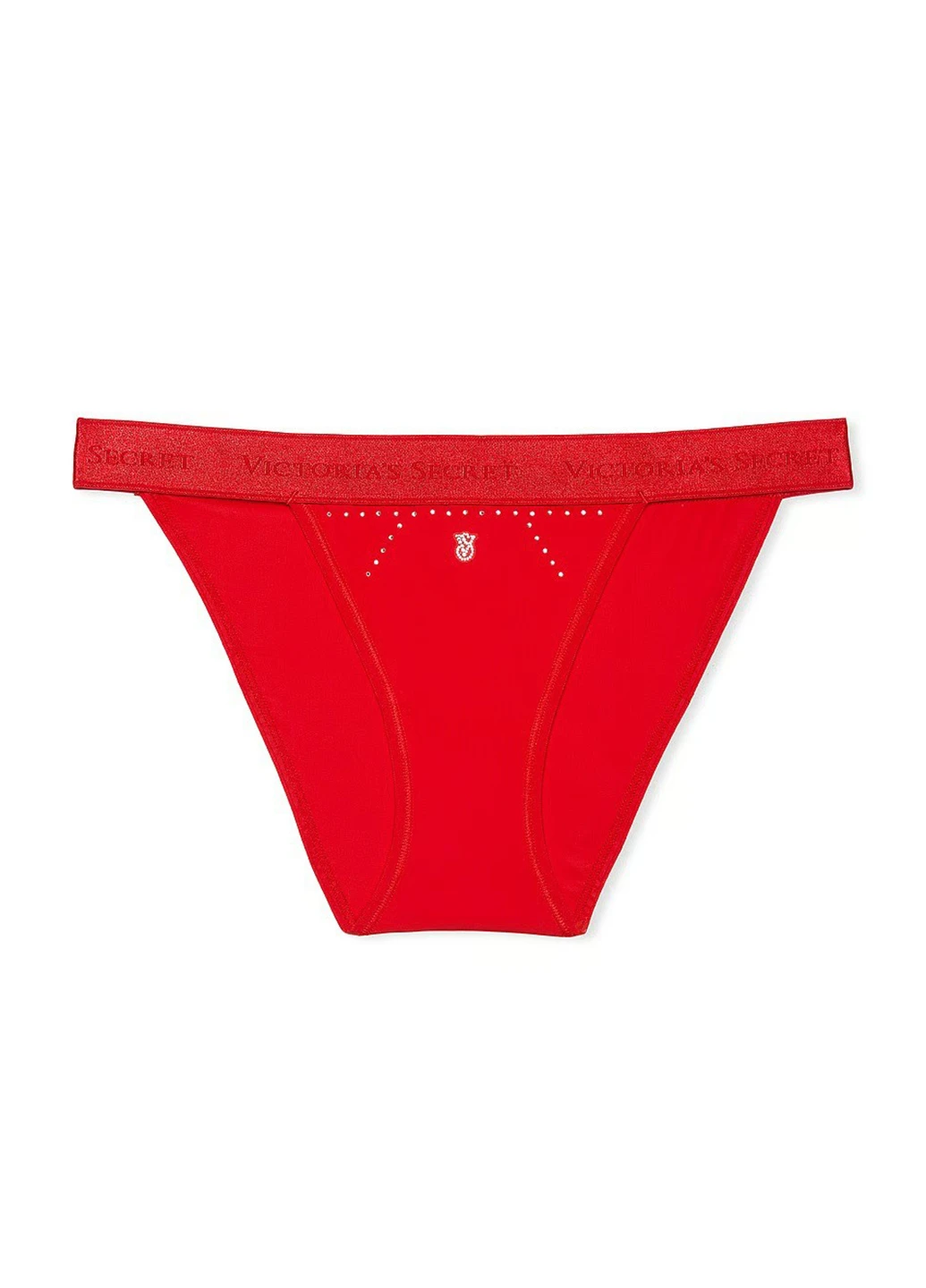 Червоний демісезонний комплект (бюстгальтер, трусики) Victoria's Secret