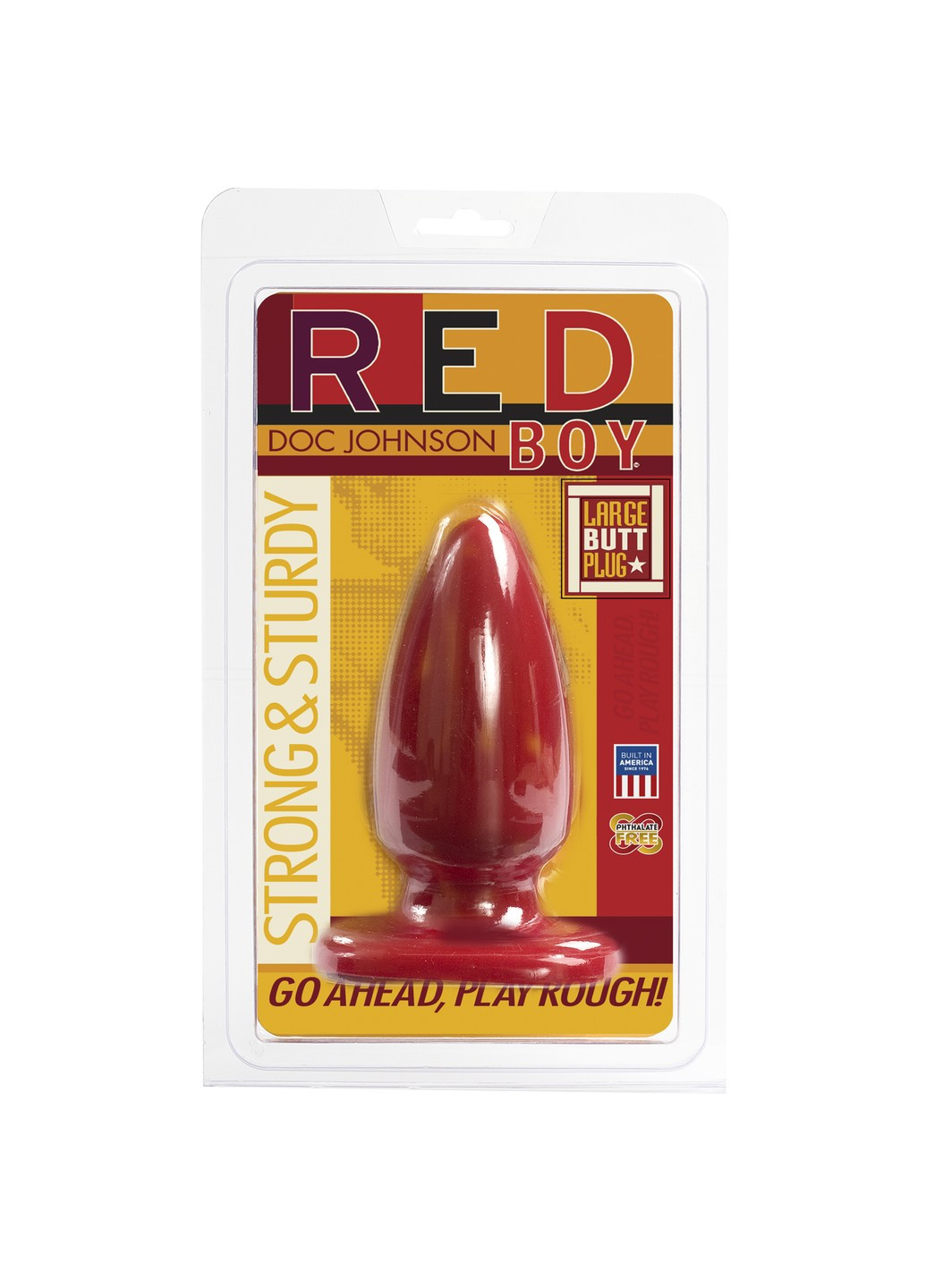 Анальная пробка-втулка Red Boy - Large Doc Johnson (252612432)