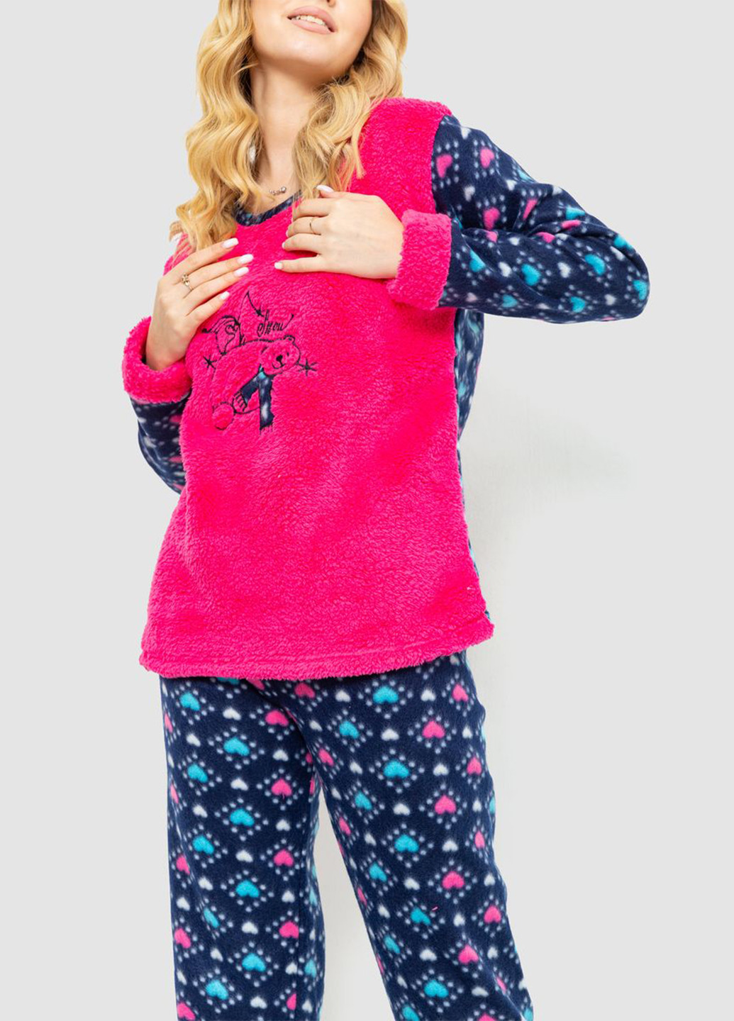 Рожева зимня піжама (світшот, штани) Ager