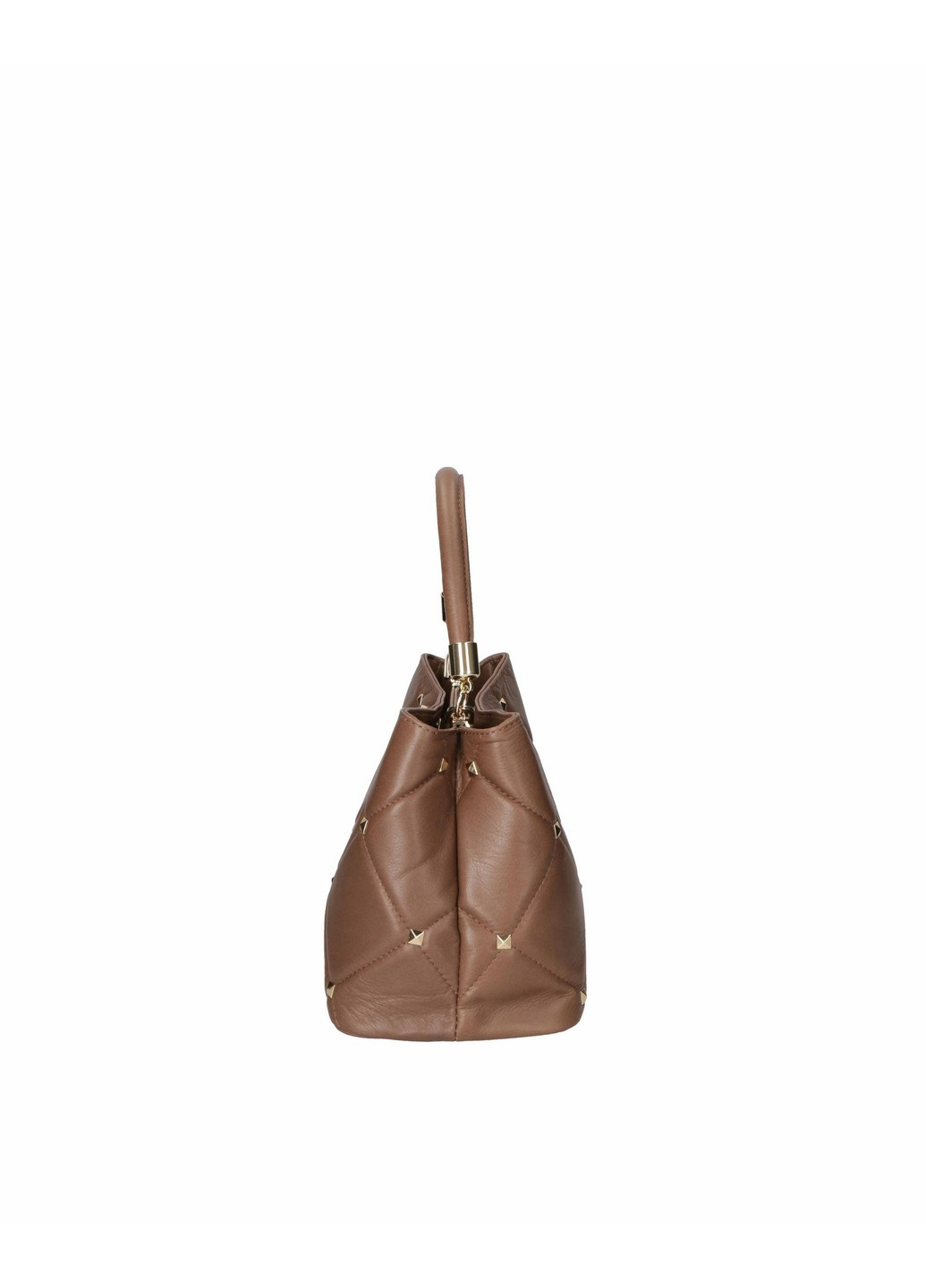 Сумка Italian Bags однотонная серо-коричневая деловая