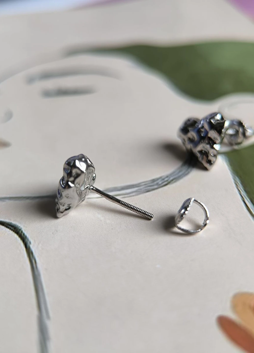 Серьги Silver Flame (350941309)