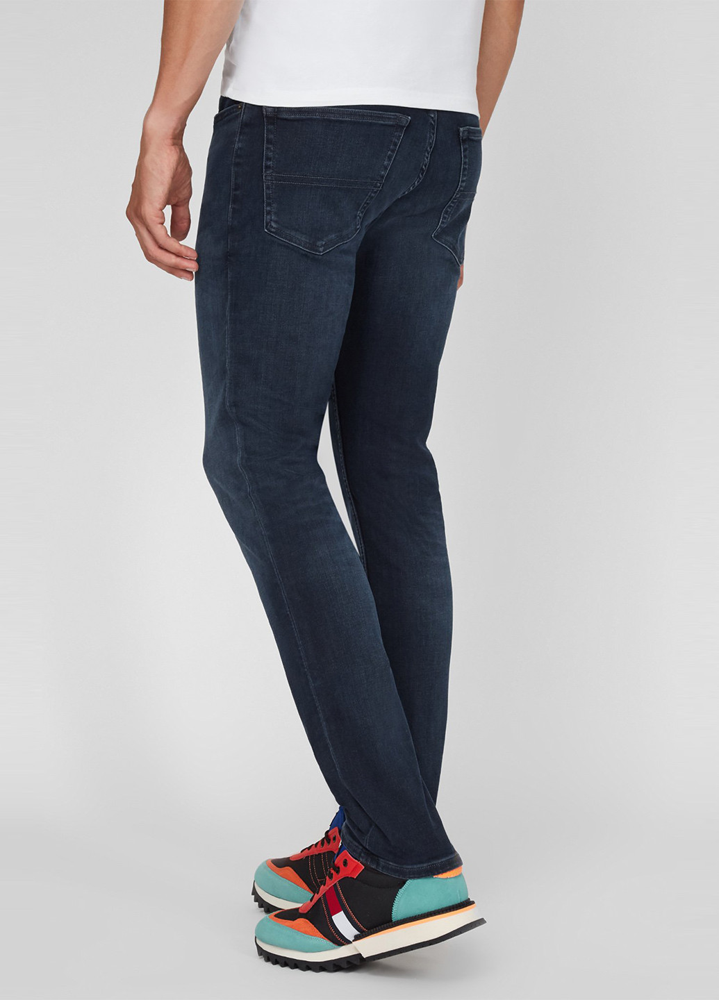 Темно-синие демисезонные скинни джинсы Tommy Jeans
