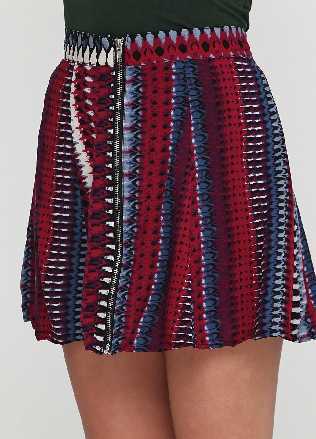 Разноцветная кэжуал с абстрактным узором юбка Saints & Mortals