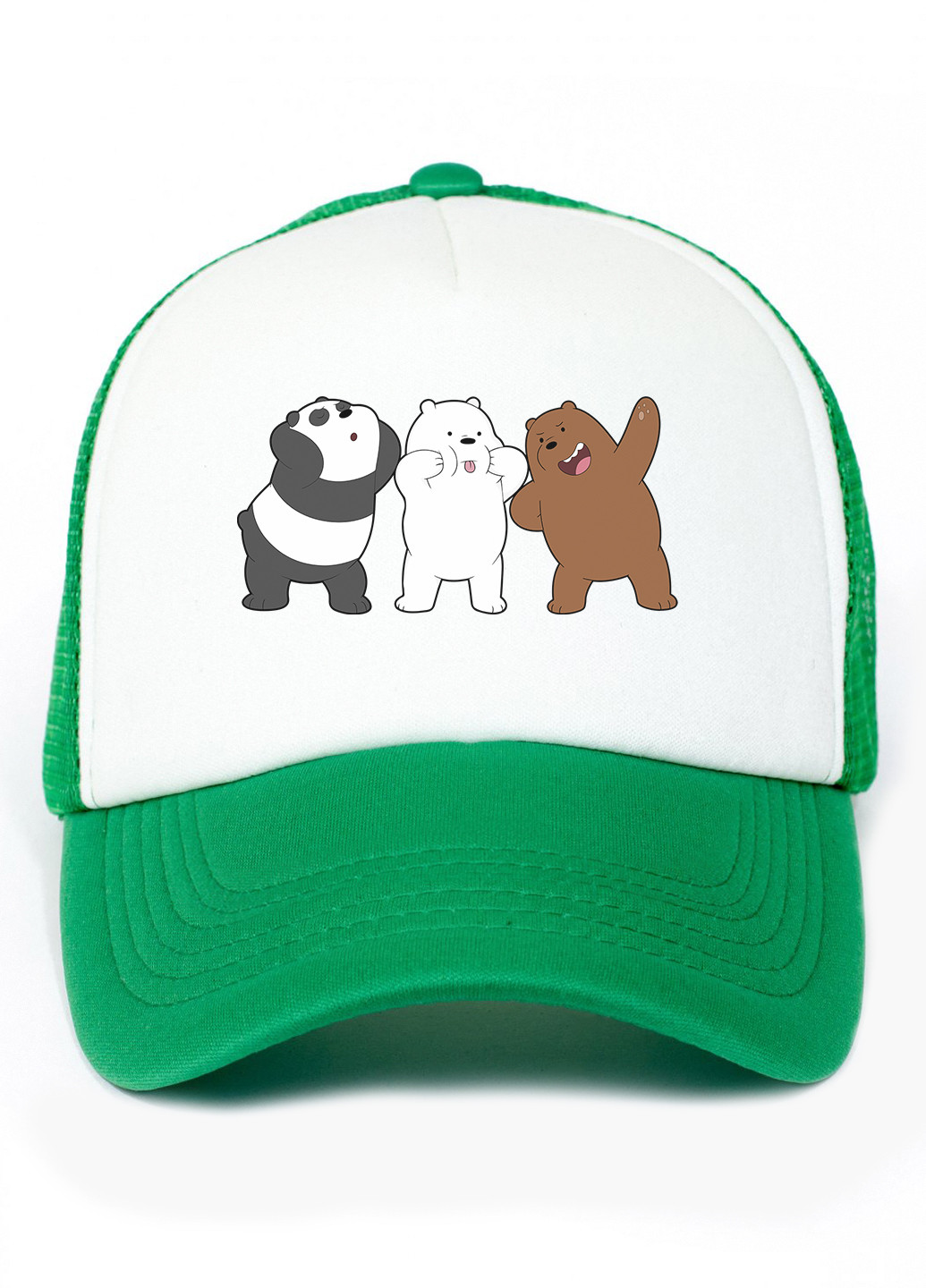 Кепка Тракер детская Вся правда о медведях (We Bare Bears) (33404-2667) MobiPrint (220769606)