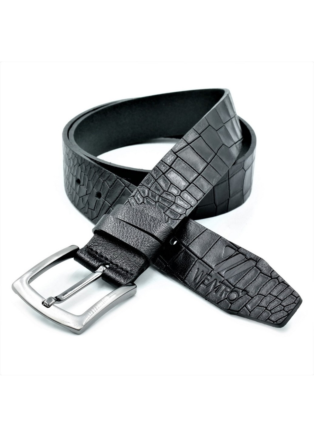 Шкіряний ремінь 115-120 см Weatro (253055697)