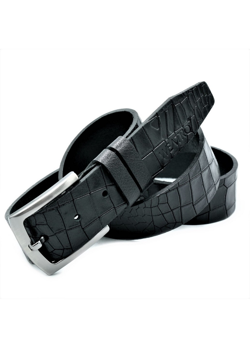 Шкіряний ремінь 115-120 см Weatro (253055697)