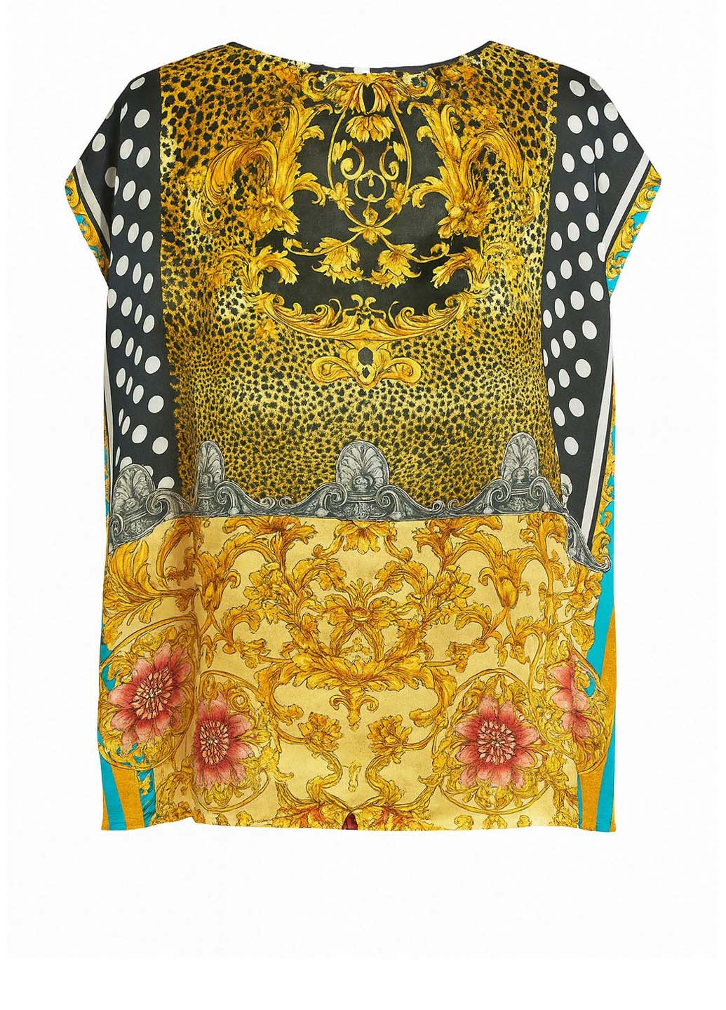 Комбінована блуза Sassofono