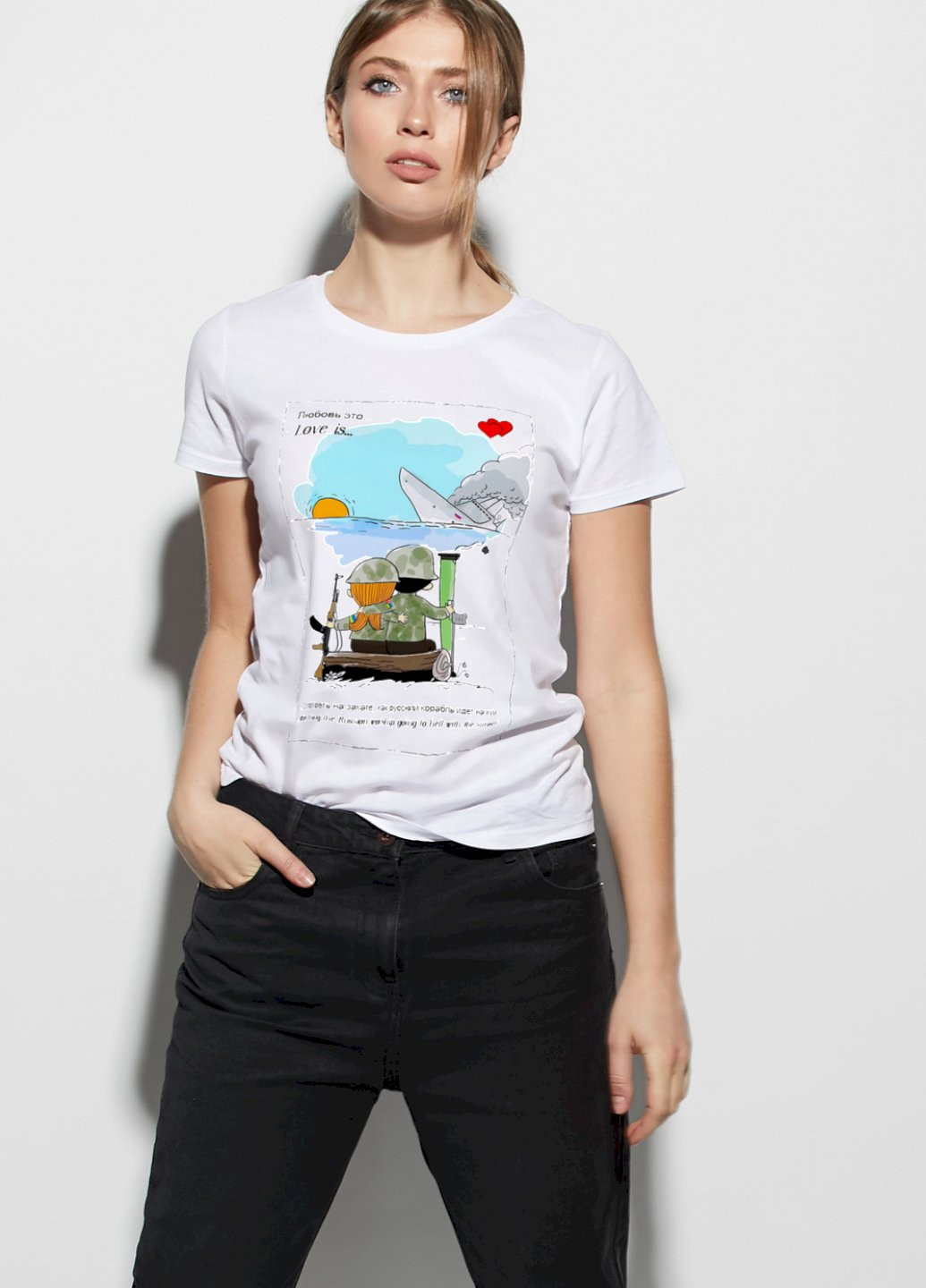 Футболка жіноча basic /дихаючий принт/ YAPPI - (253187182)